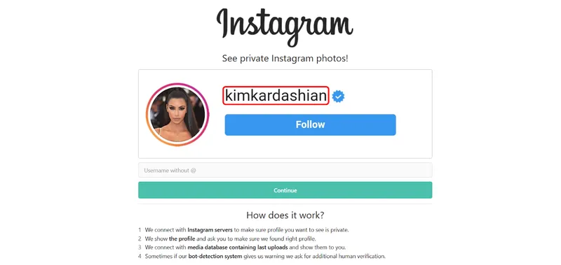 How GWAA Works Step 2 – by Private Instagram Viewer Free