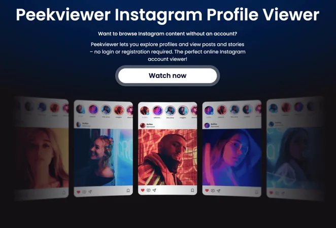 Stealthgram Alternative – Peekviewer 