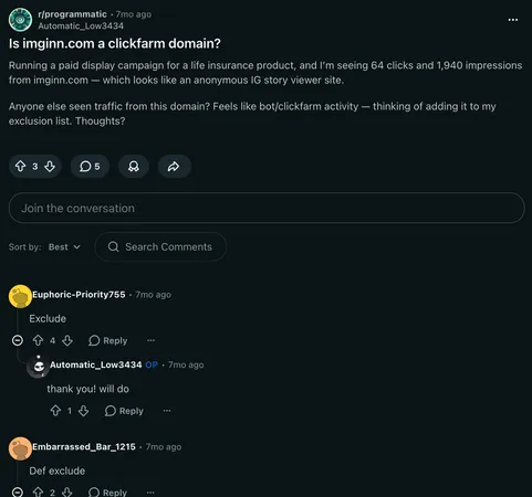 Imginn Reddit comment. Imginn is a clickfarm domain Imginn Reddit comment. Imginn is a clickfarm domain