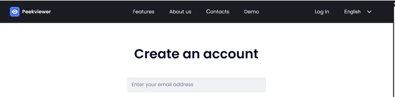 Peekviewer account