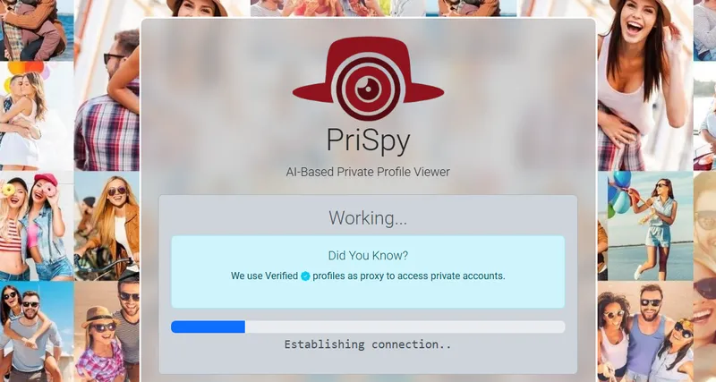 How Instaspy Works Step 1 – by Private Instagram Viewer Free