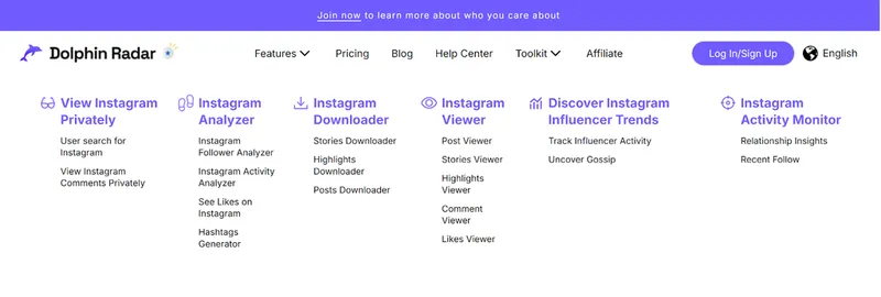 Screenshot showing Dolphin Radar features Screenshot showing Dolphin Radar features