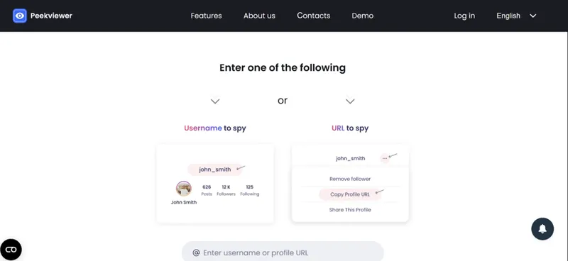 Peekviewer username search