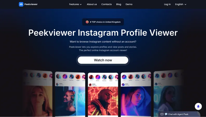 Peekviewer private Instagram viewer as the best Swioz alternative
