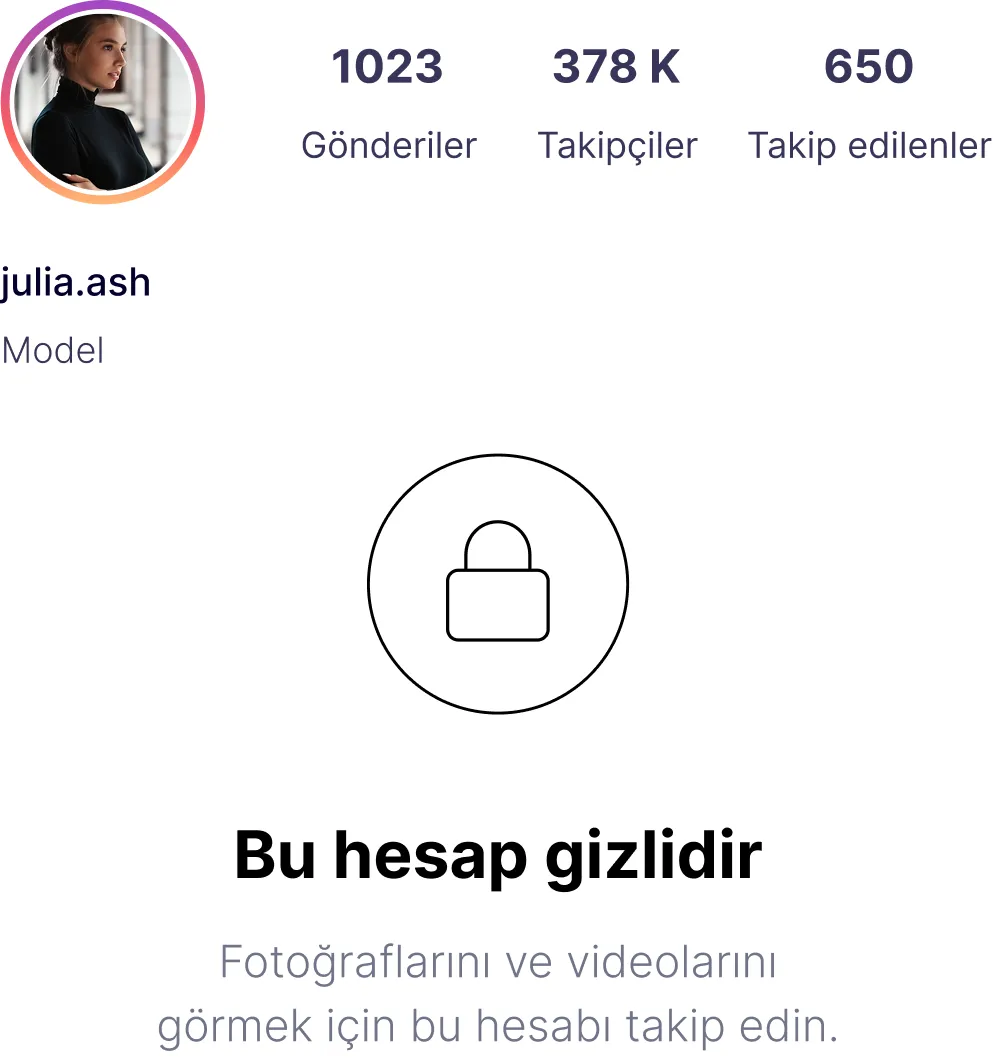 Private Instagram Account Image