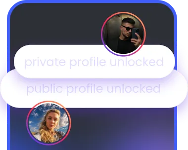 Decide whether to monitor a private or public account