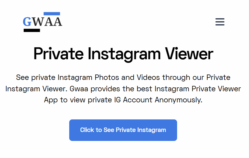 GWAA Private Instagram Viewer