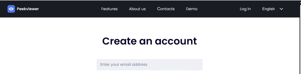 Peekviewer account