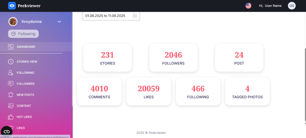Peekviewer user space