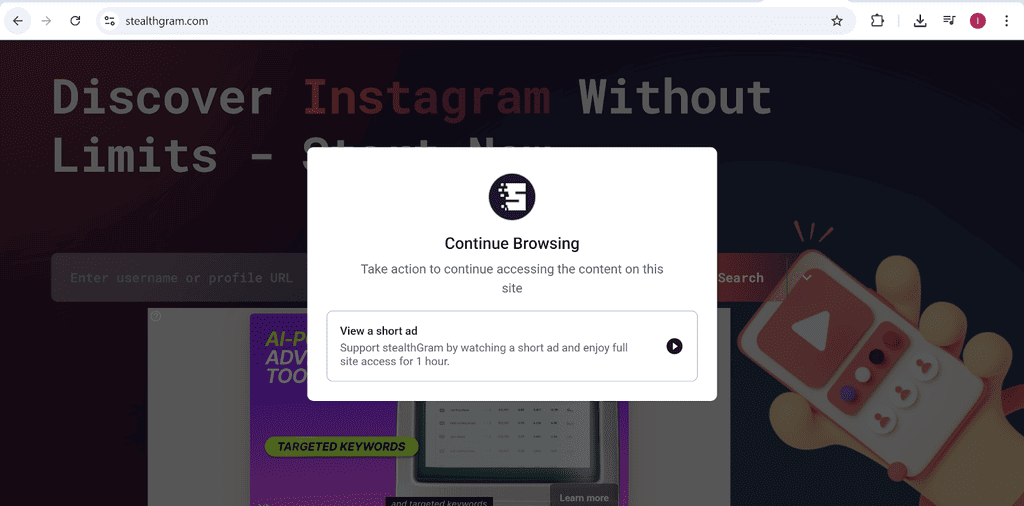 Instagram Viewer Stealthgram: How it works
